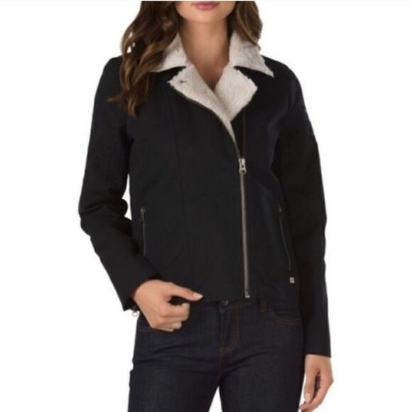 Vans Super Sherpa Moto Jacket Size L - Picture 1 of 12